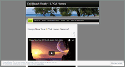 Desktop Screenshot of exitbeachrealty.wordpress.com