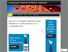 Tablet Screenshot of conservatorioguate.wordpress.com