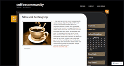 Desktop Screenshot of coffecommunity.wordpress.com