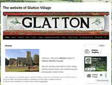 Tablet Screenshot of glattonparish.wordpress.com