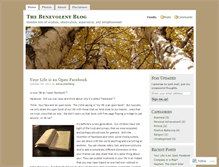 Tablet Screenshot of benevolentblog.wordpress.com