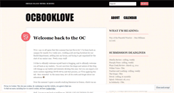 Desktop Screenshot of ocbooklove.wordpress.com