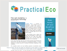 Tablet Screenshot of practicaleco.wordpress.com