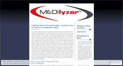 Desktop Screenshot of medilyzer.wordpress.com