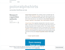 Tablet Screenshot of poloralphshirts.wordpress.com