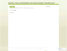 Tablet Screenshot of et468300.wordpress.com