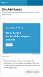 Mobile Screenshot of disabilitando.wordpress.com