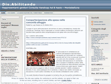 Tablet Screenshot of disabilitando.wordpress.com