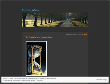 Tablet Screenshot of everydayaffairs.wordpress.com