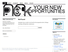 Tablet Screenshot of pickyourno.wordpress.com