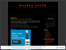 Tablet Screenshot of doublesalto.wordpress.com