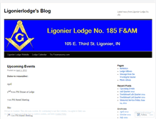 Tablet Screenshot of ligonierlodge.wordpress.com