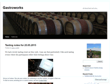 Tablet Screenshot of gastroworks.wordpress.com