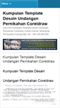 Mobile Screenshot of kumpulantemplatedesainundanganpernikahan.wordpress.com