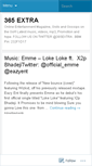 Mobile Screenshot of 365extra.wordpress.com
