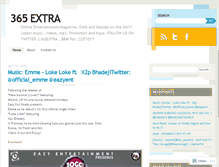 Tablet Screenshot of 365extra.wordpress.com