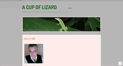 Desktop Screenshot of cupoflizard.wordpress.com