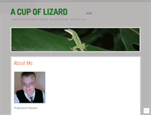 Tablet Screenshot of cupoflizard.wordpress.com