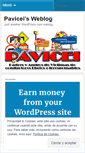Mobile Screenshot of pavicei.wordpress.com