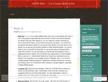 Tablet Screenshot of mvpstech.wordpress.com