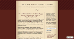 Desktop Screenshot of blackbuggybakingcompany.wordpress.com