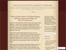 Tablet Screenshot of blackbuggybakingcompany.wordpress.com