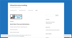 Desktop Screenshot of k3teacherresourcesblog.wordpress.com