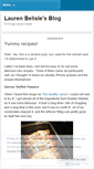 Mobile Screenshot of laurenmbelisle.wordpress.com