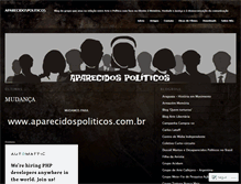 Tablet Screenshot of aparecidospoliticos.wordpress.com