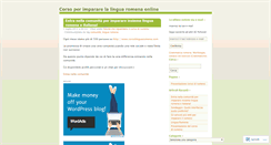 Desktop Screenshot of corsolinguaromena.wordpress.com