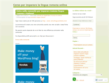 Tablet Screenshot of corsolinguaromena.wordpress.com