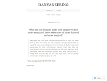 Tablet Screenshot of danyaneering.wordpress.com