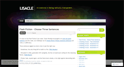 Desktop Screenshot of lisacle.wordpress.com