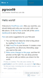 Mobile Screenshot of pgrace59.wordpress.com
