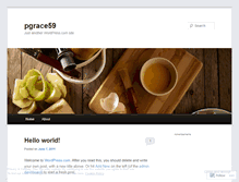 Tablet Screenshot of pgrace59.wordpress.com