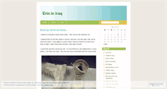 Desktop Screenshot of erininiraq.wordpress.com