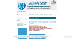 Desktop Screenshot of inclusaoreal.wordpress.com