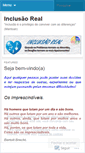 Mobile Screenshot of inclusaoreal.wordpress.com