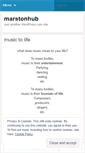 Mobile Screenshot of marstonhub.wordpress.com