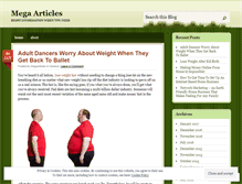 Tablet Screenshot of megaarticles.wordpress.com