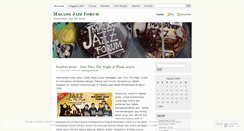Desktop Screenshot of malangjazzforum.wordpress.com