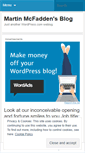 Mobile Screenshot of martinmcfadden.wordpress.com