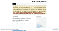 Desktop Screenshot of gaupdate.wordpress.com