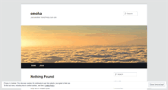 Desktop Screenshot of onoha.wordpress.com