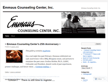 Tablet Screenshot of emmausccinc.wordpress.com