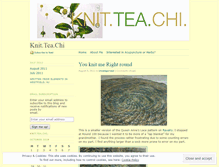 Tablet Screenshot of knitteachi.wordpress.com