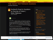 Tablet Screenshot of nickypatterson.wordpress.com