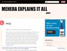 Tablet Screenshot of meheraexplains.wordpress.com