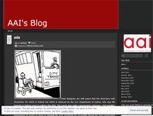 Tablet Screenshot of aaidesign.wordpress.com