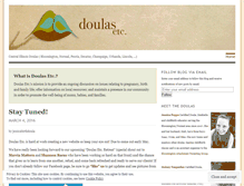 Tablet Screenshot of doulasetc.wordpress.com